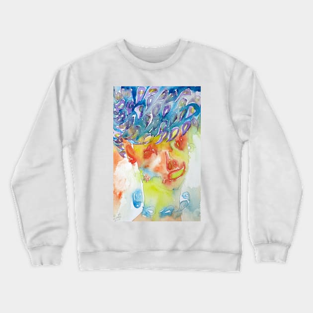 GREA BIMBORO - portrait of a lucky guy Crewneck Sweatshirt by lautir